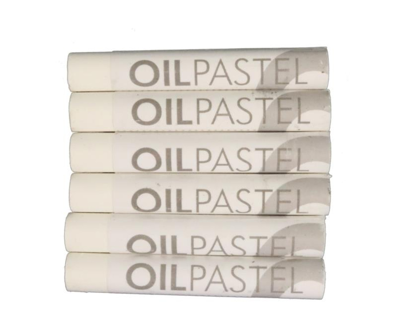 GALLERY OIL PASTELS (WHITE), PKT 6 - Qizzle